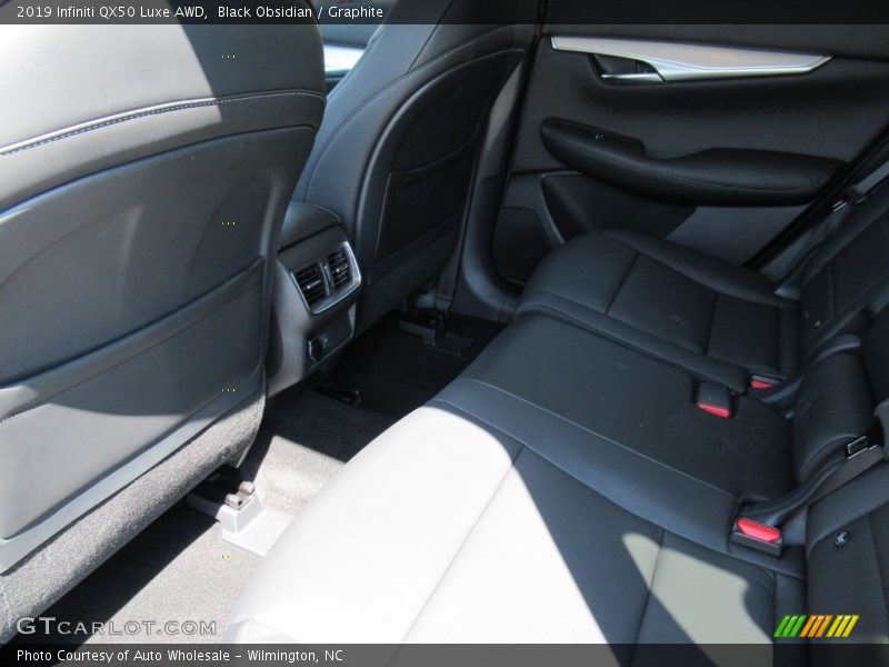 Black Obsidian / Graphite 2019 Infiniti QX50 Luxe AWD