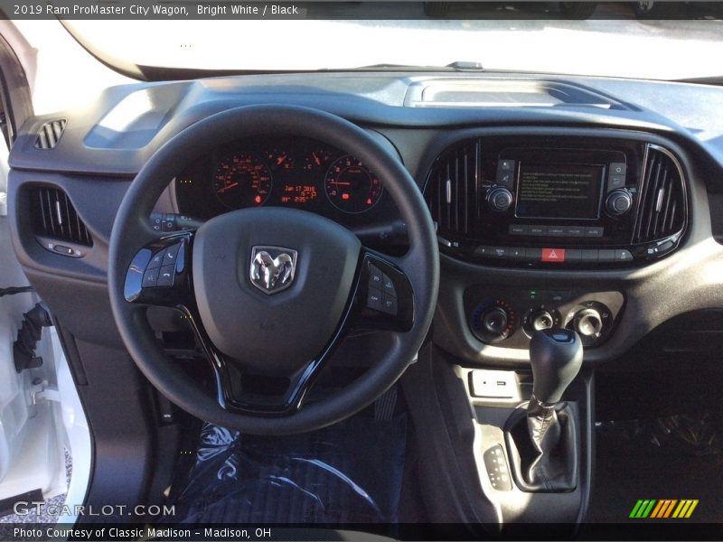Bright White / Black 2019 Ram ProMaster City Wagon