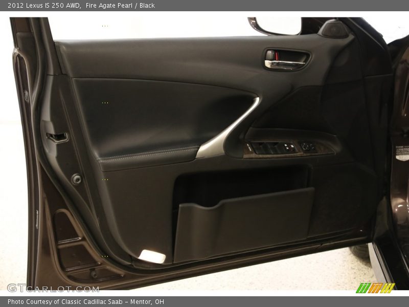 Fire Agate Pearl / Black 2012 Lexus IS 250 AWD