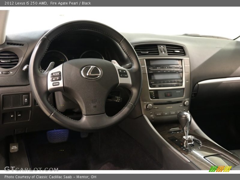 Fire Agate Pearl / Black 2012 Lexus IS 250 AWD