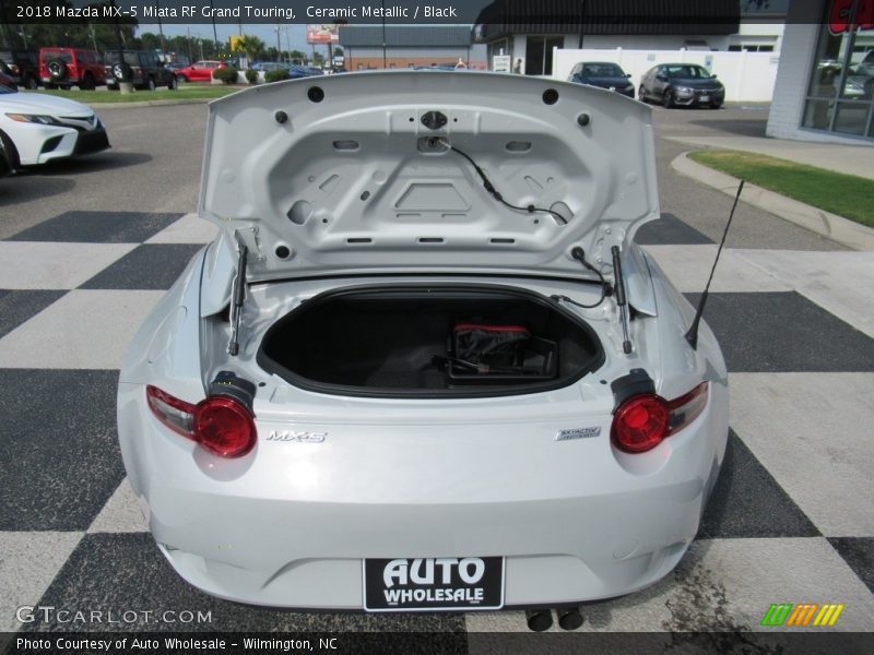 Ceramic Metallic / Black 2018 Mazda MX-5 Miata RF Grand Touring