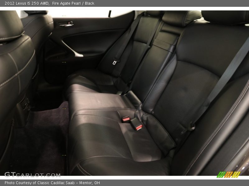 Fire Agate Pearl / Black 2012 Lexus IS 250 AWD