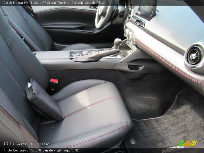 Ceramic Metallic / Black 2018 Mazda MX-5 Miata RF Grand Touring