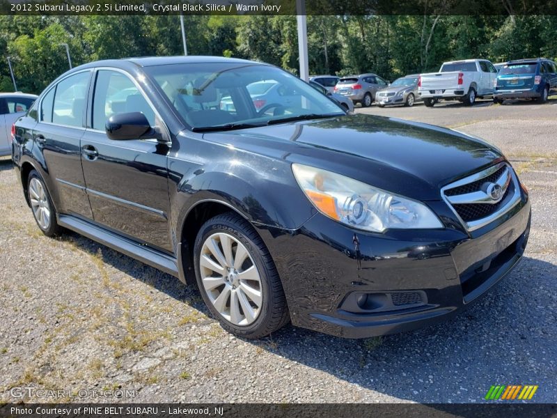 Crystal Black Silica / Warm Ivory 2012 Subaru Legacy 2.5i Limited
