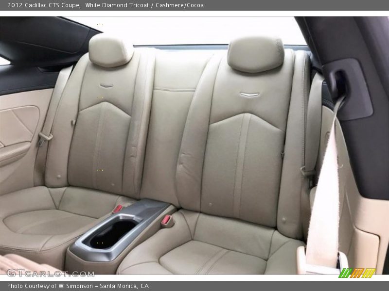 White Diamond Tricoat / Cashmere/Cocoa 2012 Cadillac CTS Coupe