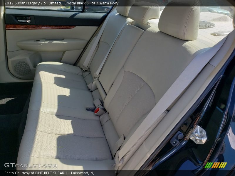Crystal Black Silica / Warm Ivory 2012 Subaru Legacy 2.5i Limited