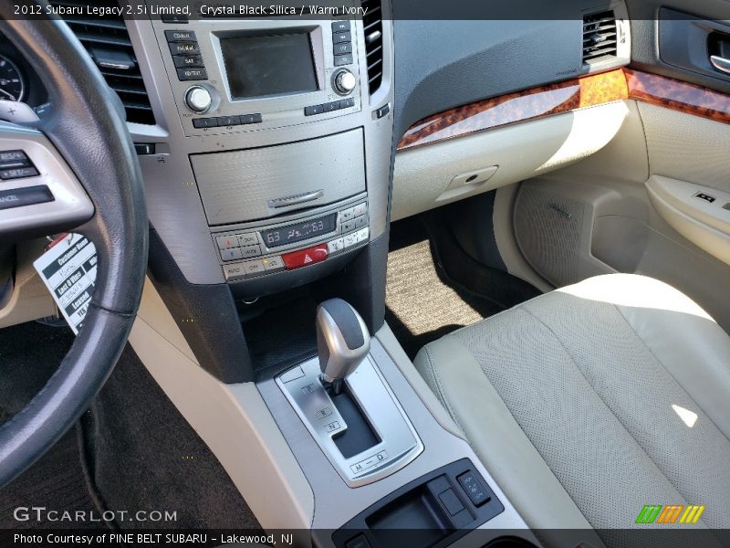 Crystal Black Silica / Warm Ivory 2012 Subaru Legacy 2.5i Limited