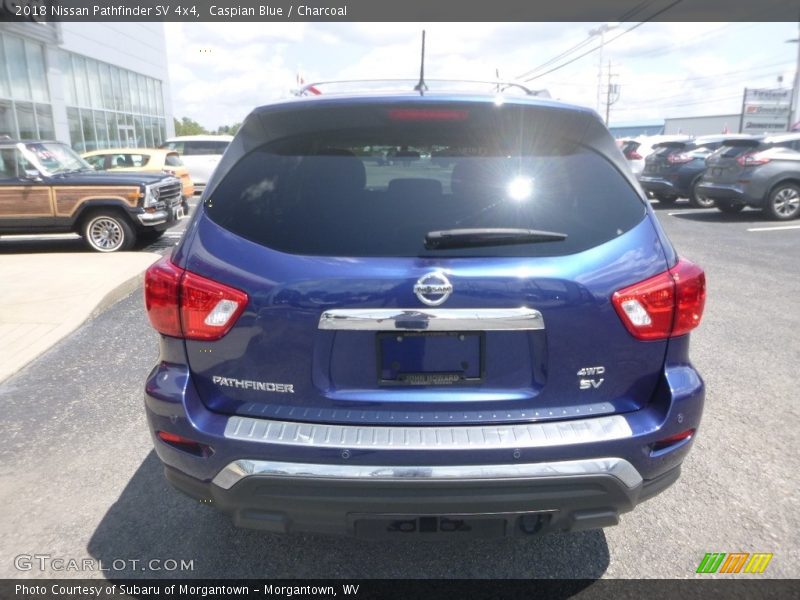 Caspian Blue / Charcoal 2018 Nissan Pathfinder SV 4x4