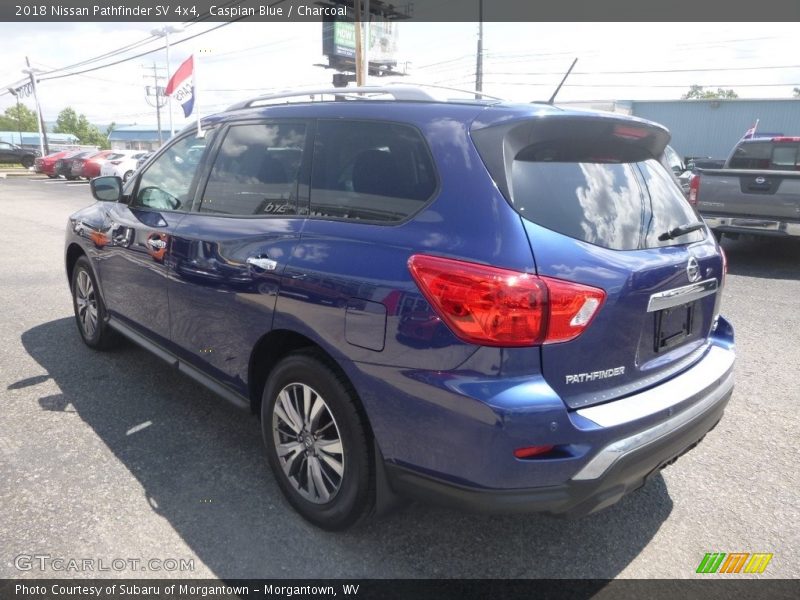 Caspian Blue / Charcoal 2018 Nissan Pathfinder SV 4x4