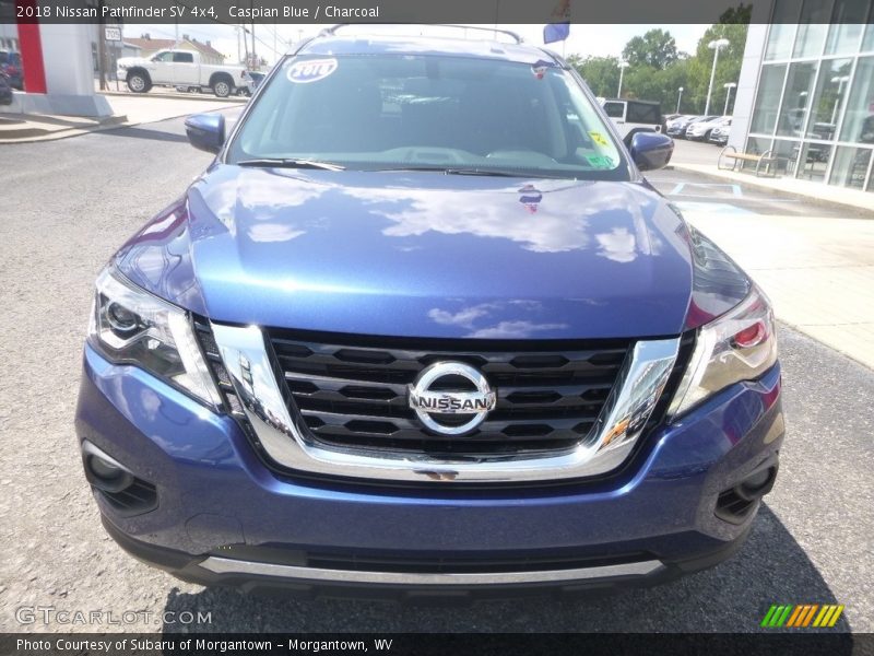 Caspian Blue / Charcoal 2018 Nissan Pathfinder SV 4x4