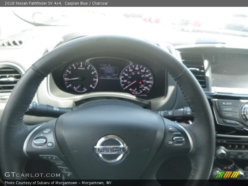 Caspian Blue / Charcoal 2018 Nissan Pathfinder SV 4x4