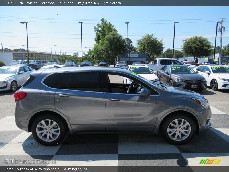 Satin Steel Gray Metallic / Light Neutral 2019 Buick Envision Preferred