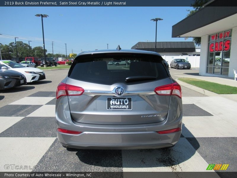Satin Steel Gray Metallic / Light Neutral 2019 Buick Envision Preferred