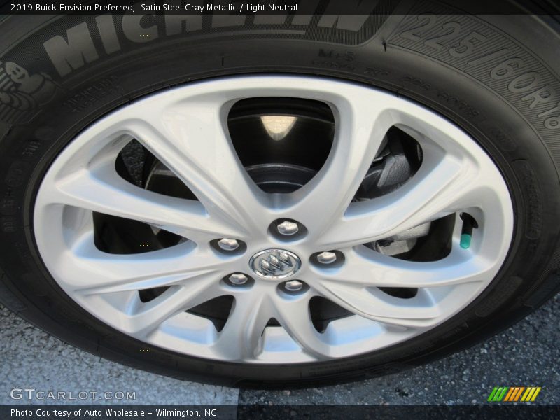 Satin Steel Gray Metallic / Light Neutral 2019 Buick Envision Preferred