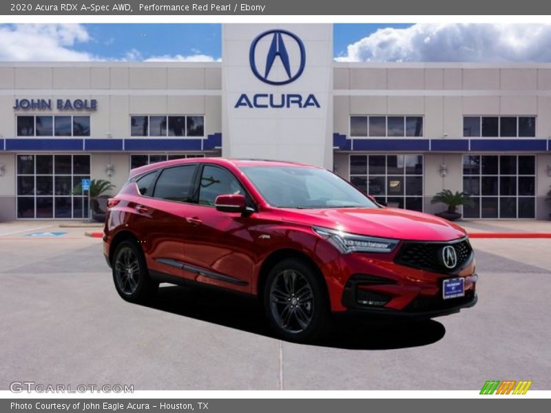 Performance Red Pearl / Ebony 2020 Acura RDX A-Spec AWD
