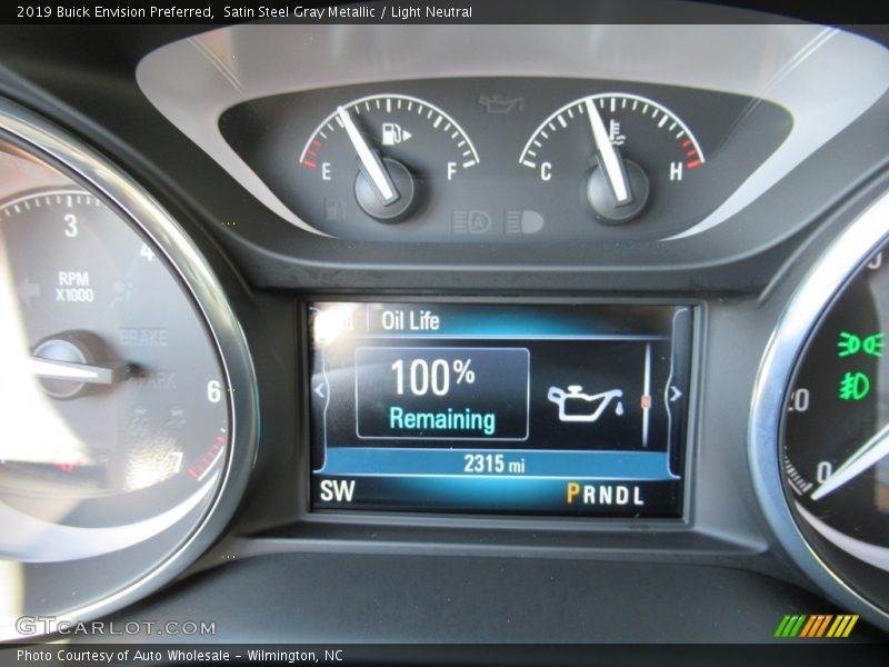 Satin Steel Gray Metallic / Light Neutral 2019 Buick Envision Preferred