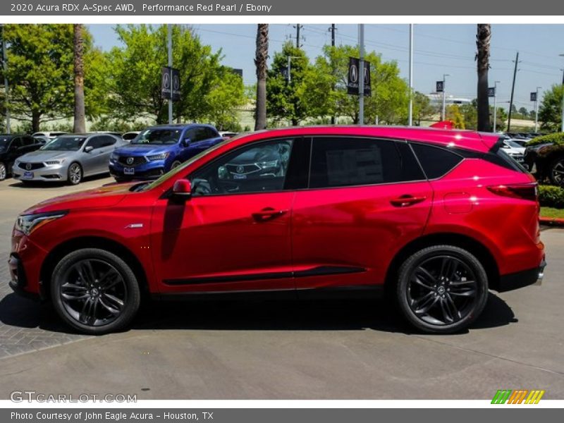 Performance Red Pearl / Ebony 2020 Acura RDX A-Spec AWD