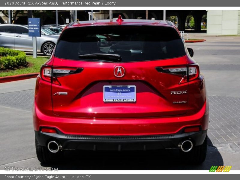 Performance Red Pearl / Ebony 2020 Acura RDX A-Spec AWD