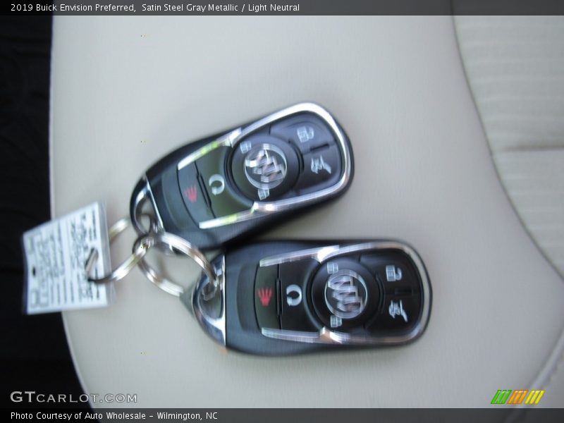 Satin Steel Gray Metallic / Light Neutral 2019 Buick Envision Preferred