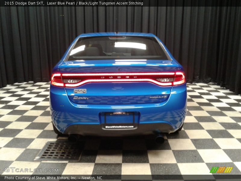 Laser Blue Pearl / Black/Light Tungsten Accent Stitching 2015 Dodge Dart SXT