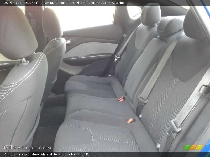 Laser Blue Pearl / Black/Light Tungsten Accent Stitching 2015 Dodge Dart SXT