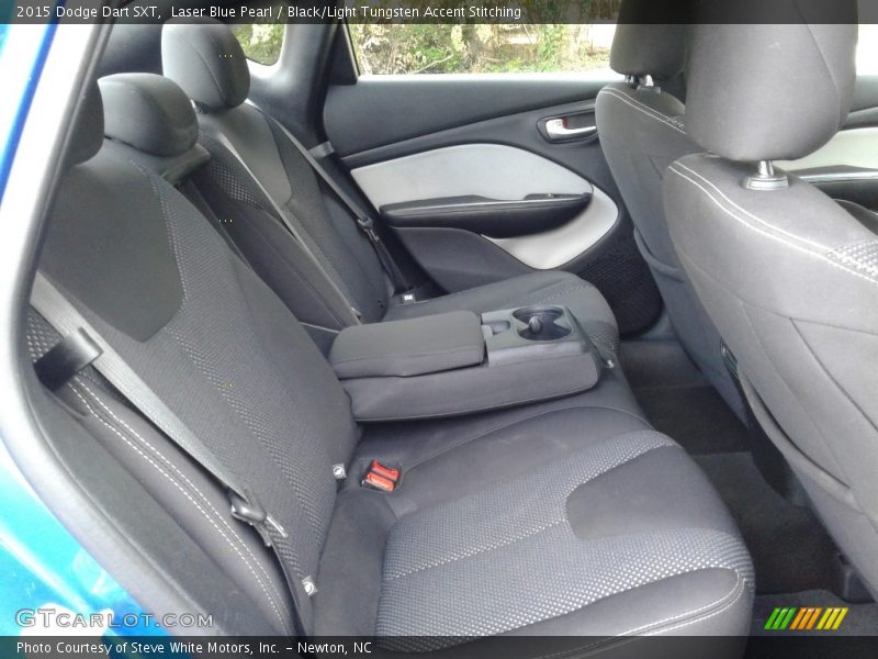 Laser Blue Pearl / Black/Light Tungsten Accent Stitching 2015 Dodge Dart SXT