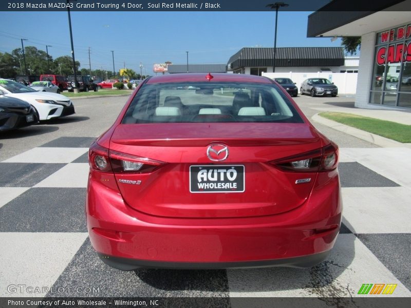 Soul Red Metallic / Black 2018 Mazda MAZDA3 Grand Touring 4 Door