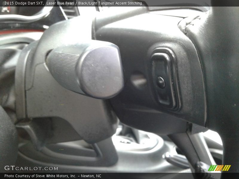 Laser Blue Pearl / Black/Light Tungsten Accent Stitching 2015 Dodge Dart SXT