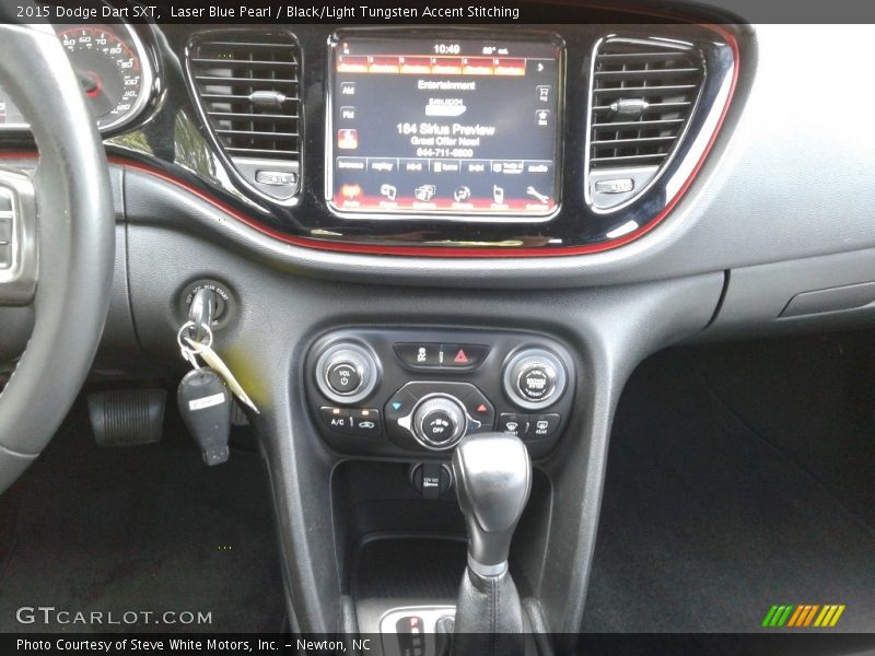 Laser Blue Pearl / Black/Light Tungsten Accent Stitching 2015 Dodge Dart SXT