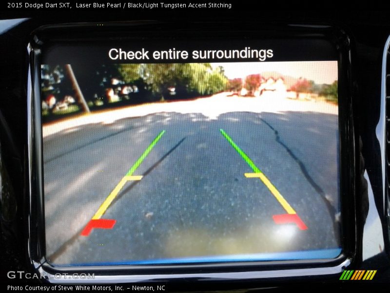 Laser Blue Pearl / Black/Light Tungsten Accent Stitching 2015 Dodge Dart SXT