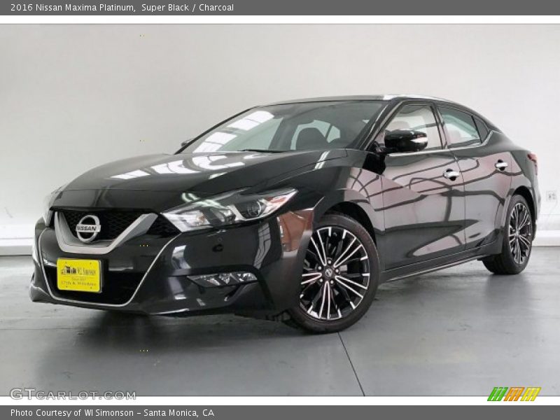 Super Black / Charcoal 2016 Nissan Maxima Platinum
