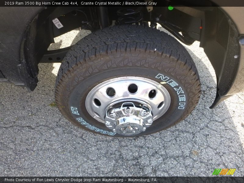 Granite Crystal Metallic / Black/Diesel Gray 2019 Ram 3500 Big Horn Crew Cab 4x4