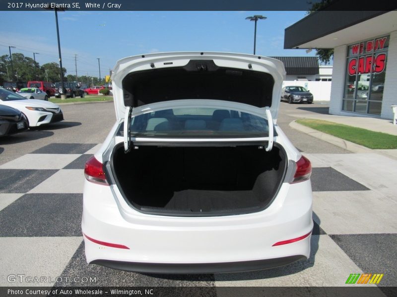 White / Gray 2017 Hyundai Elantra SE
