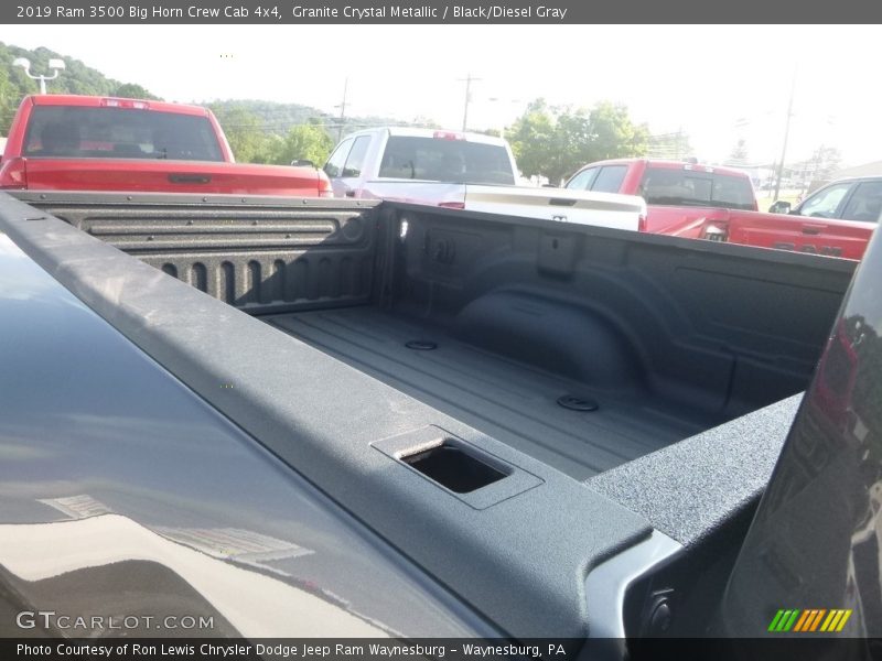 Granite Crystal Metallic / Black/Diesel Gray 2019 Ram 3500 Big Horn Crew Cab 4x4