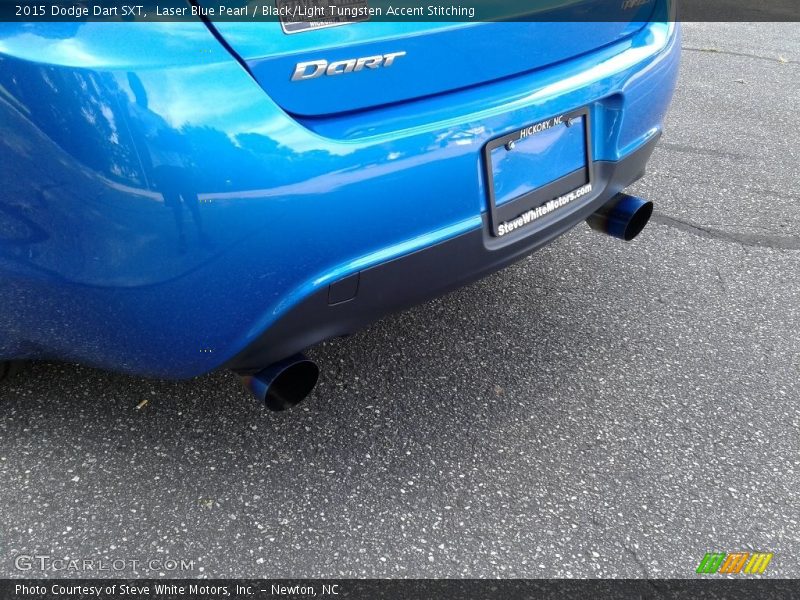 Laser Blue Pearl / Black/Light Tungsten Accent Stitching 2015 Dodge Dart SXT