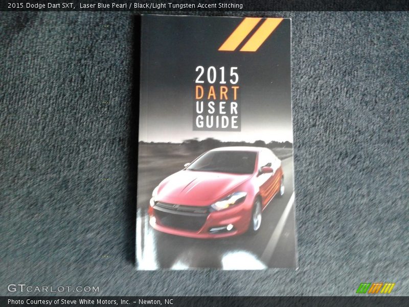Laser Blue Pearl / Black/Light Tungsten Accent Stitching 2015 Dodge Dart SXT