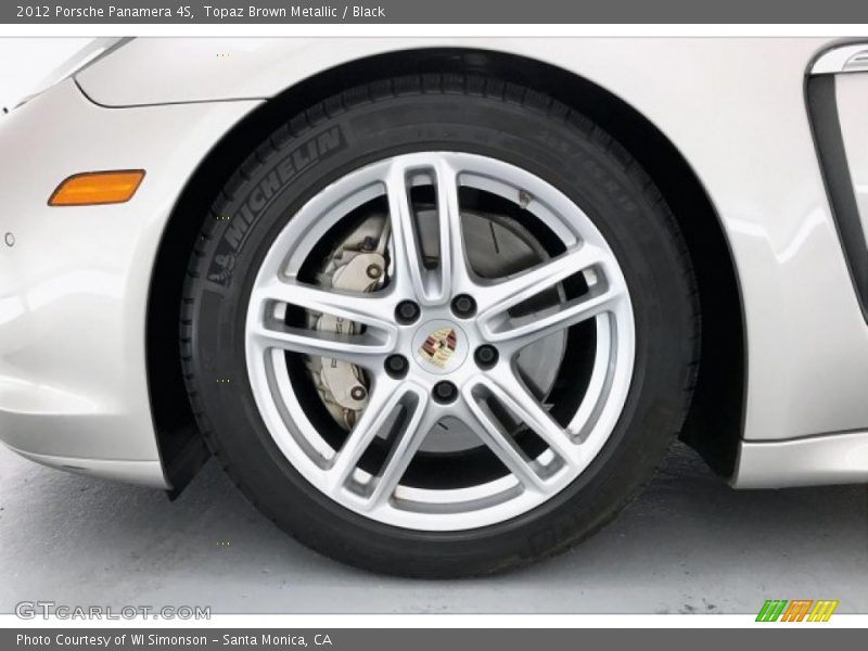 Topaz Brown Metallic / Black 2012 Porsche Panamera 4S