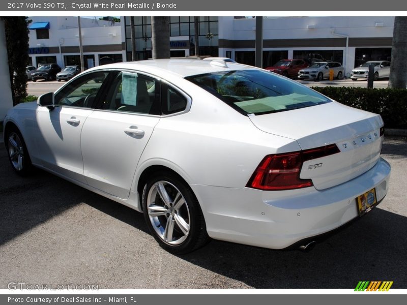 Crystal White Pearl Metallic / Blonde 2017 Volvo S90 T5