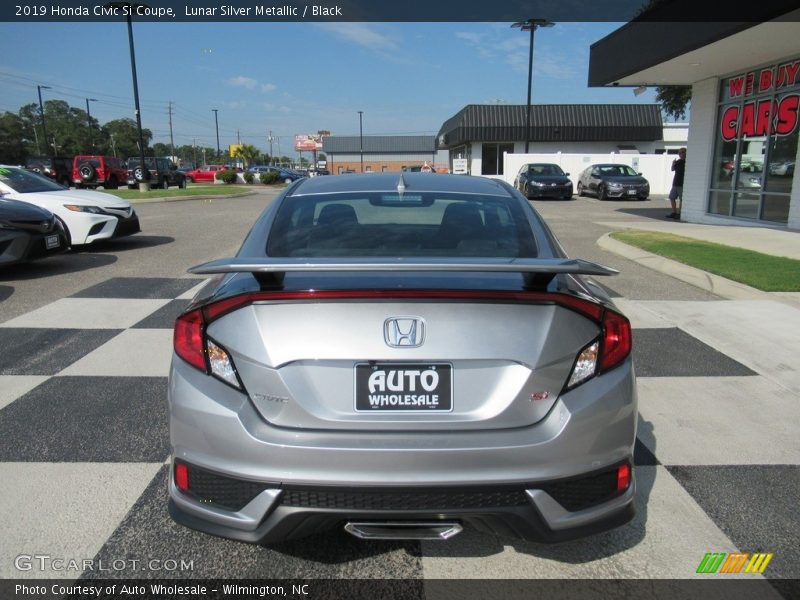 Lunar Silver Metallic / Black 2019 Honda Civic Si Coupe