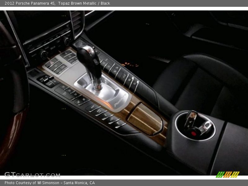 Topaz Brown Metallic / Black 2012 Porsche Panamera 4S