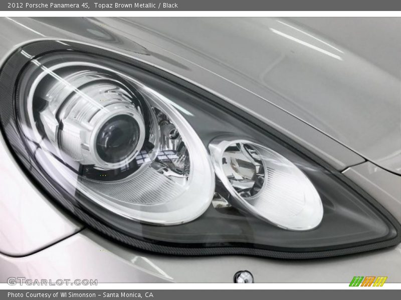 Topaz Brown Metallic / Black 2012 Porsche Panamera 4S