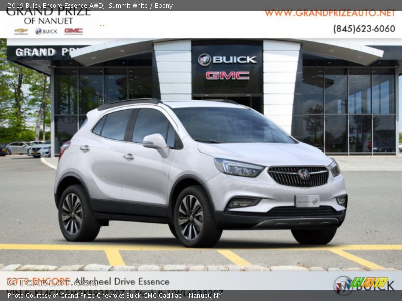 Summit White / Ebony 2019 Buick Encore Essence AWD