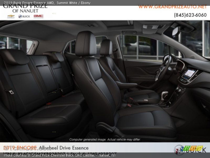 Summit White / Ebony 2019 Buick Encore Essence AWD
