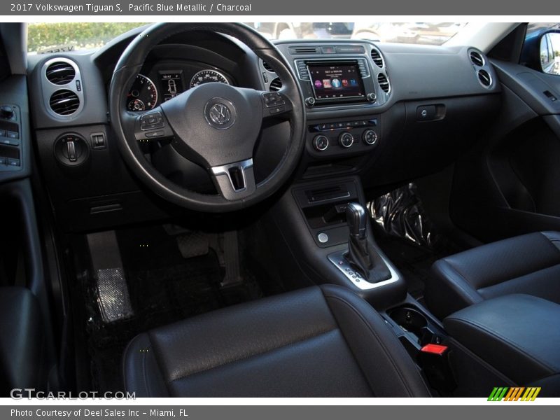 Pacific Blue Metallic / Charcoal 2017 Volkswagen Tiguan S