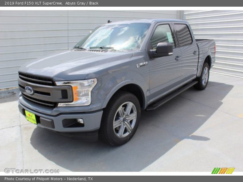 Abyss Gray / Black 2019 Ford F150 XLT SuperCrew
