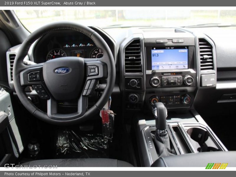 Abyss Gray / Black 2019 Ford F150 XLT SuperCrew