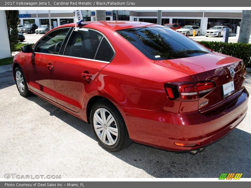 Cardinal Red Metallic / Black/Palladium Gray 2017 Volkswagen Jetta S