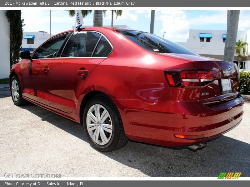 Cardinal Red Metallic / Black/Palladium Gray 2017 Volkswagen Jetta S