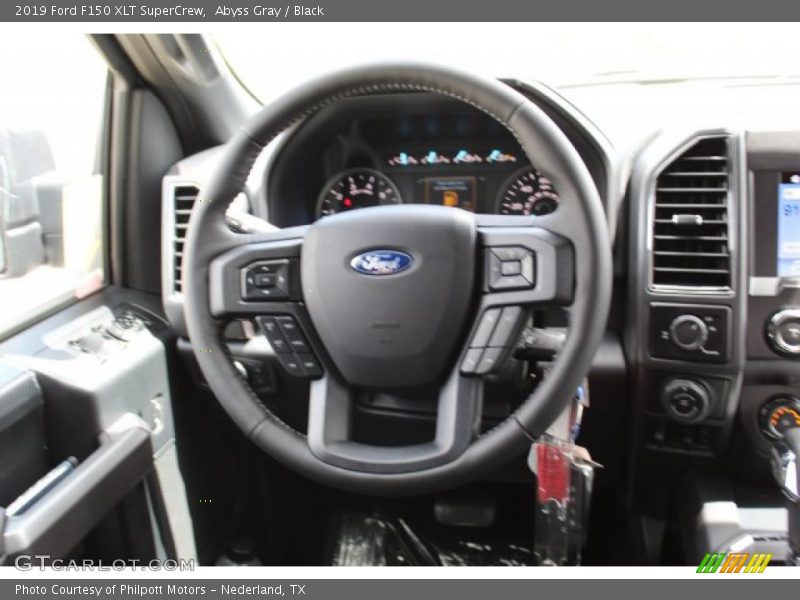 Abyss Gray / Black 2019 Ford F150 XLT SuperCrew