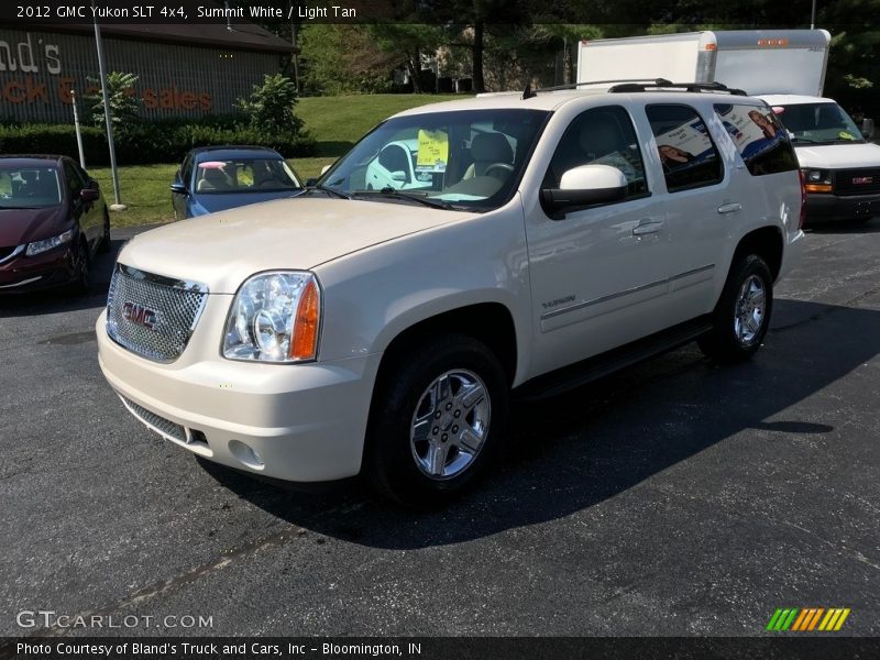 Summit White / Light Tan 2012 GMC Yukon SLT 4x4